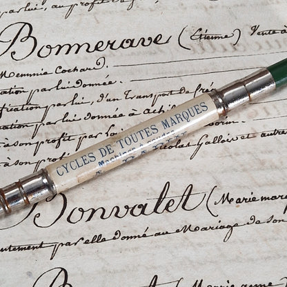 Porte-crayon et porte-plume publicitaire « A. Papin »