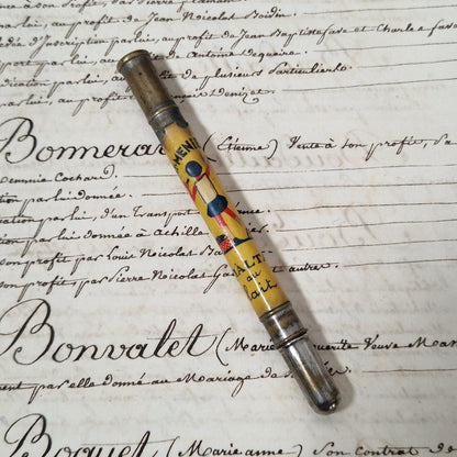 Porte-crayon publicitaire « Chocolat Menier - Rialta au lait »