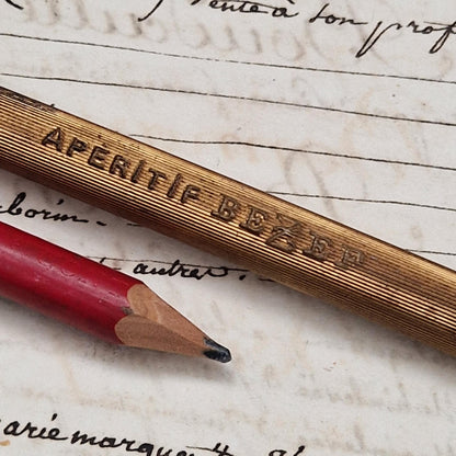 Vintage Advertising Pencil Holder "Apéritif Bézef"