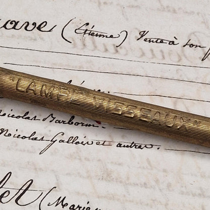 Ancien Porte-crayon publicitaire « Lampe Visseaux »