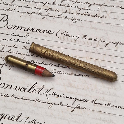 Ancien Porte-crayon publicitaire « Lampe Visseaux »