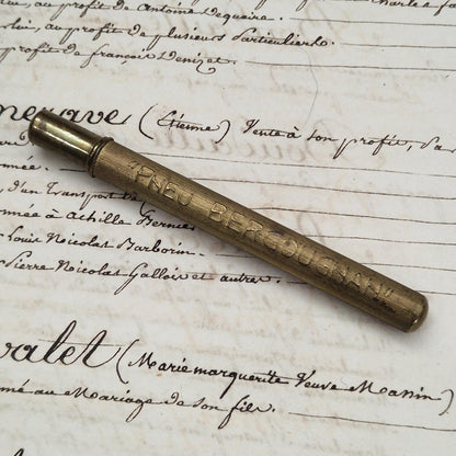 Porte-crayon publicitaire ancien « Pneu Bergougnan »