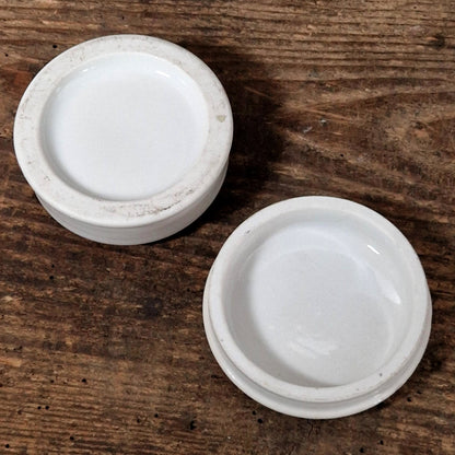 Pot dentifrice ancien « Eburnine - Dentiste, Compiègne »