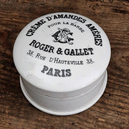 Roger & Gallet "Crème d'Amandes Amères" Jar, Paris