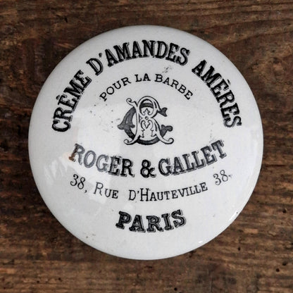 Roger & Gallet "Crème d'Amandes Amères" Jar, Paris