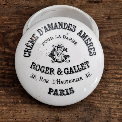 Roger & Gallet "Crème d'Amandes Amères" Jar, Paris