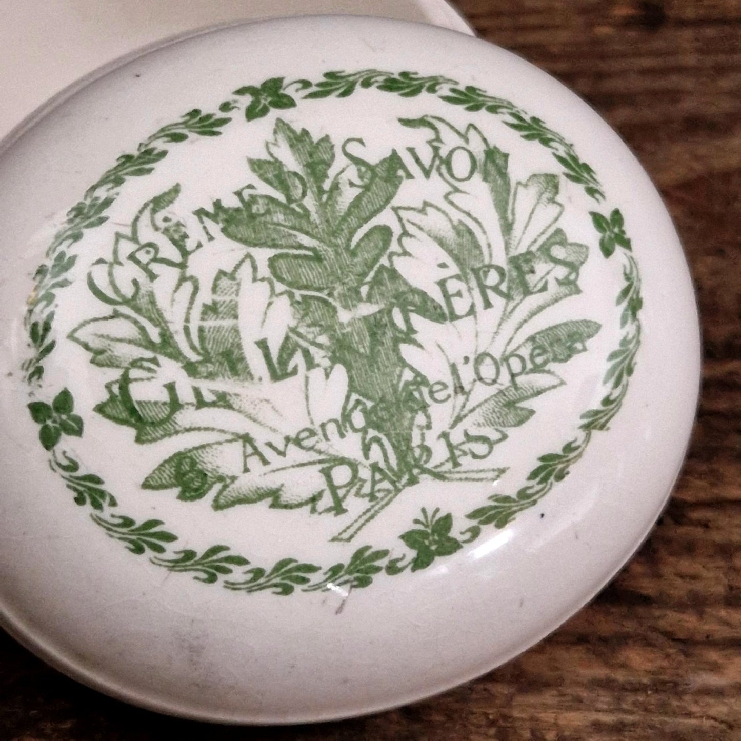 Pot publicitaire Gellé Frères « Crème Savon Glycérinée »