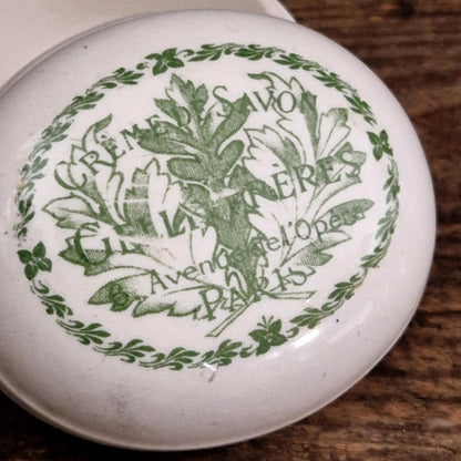 Pot publicitaire Gellé Frères « Crème Savon Glycérinée »