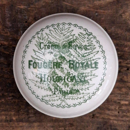 Pot à crème de savon « Fougère Royale », Houbigant Paris