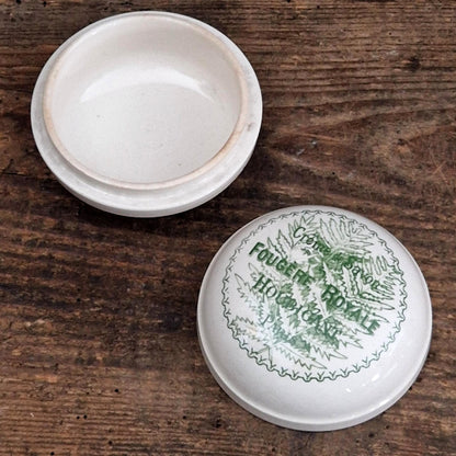 Pot à crème de savon « Fougère Royale », Houbigant Paris