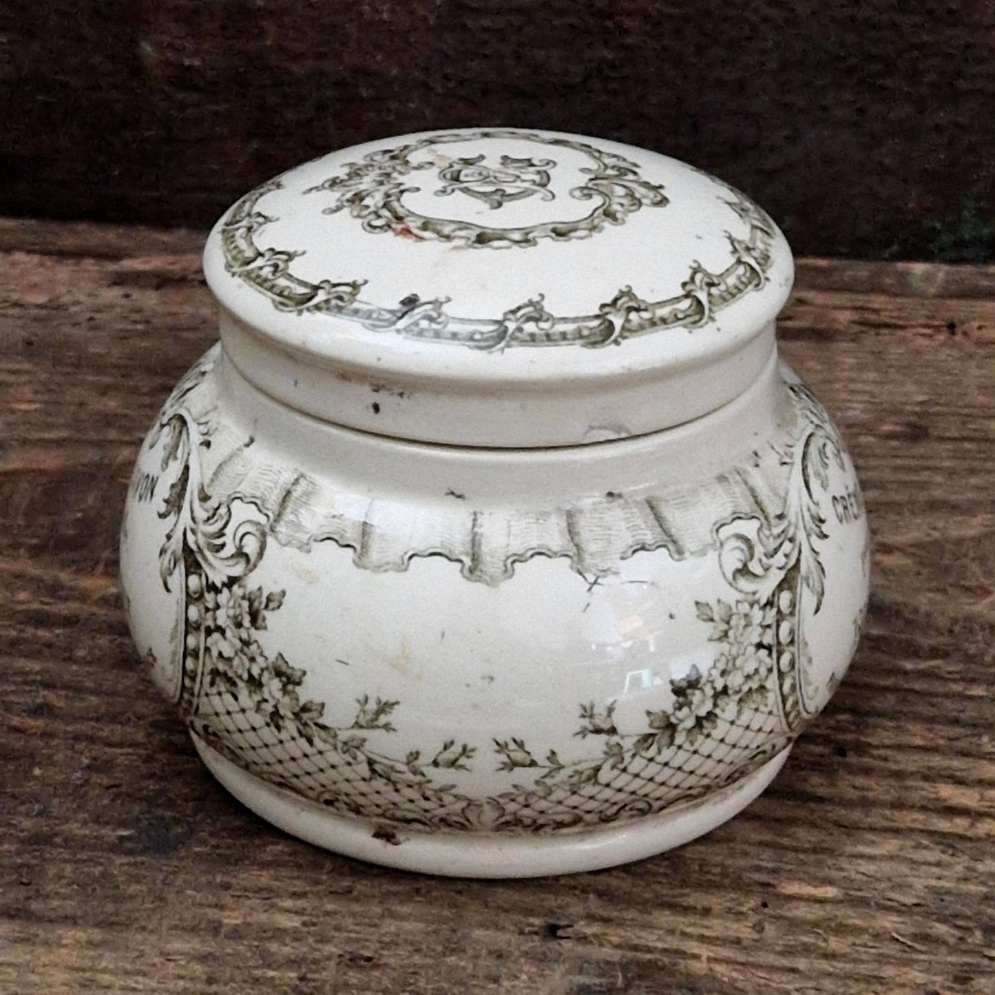 Pot Roger & Gallet ancien - « Crème de Savon pour la barbe »
