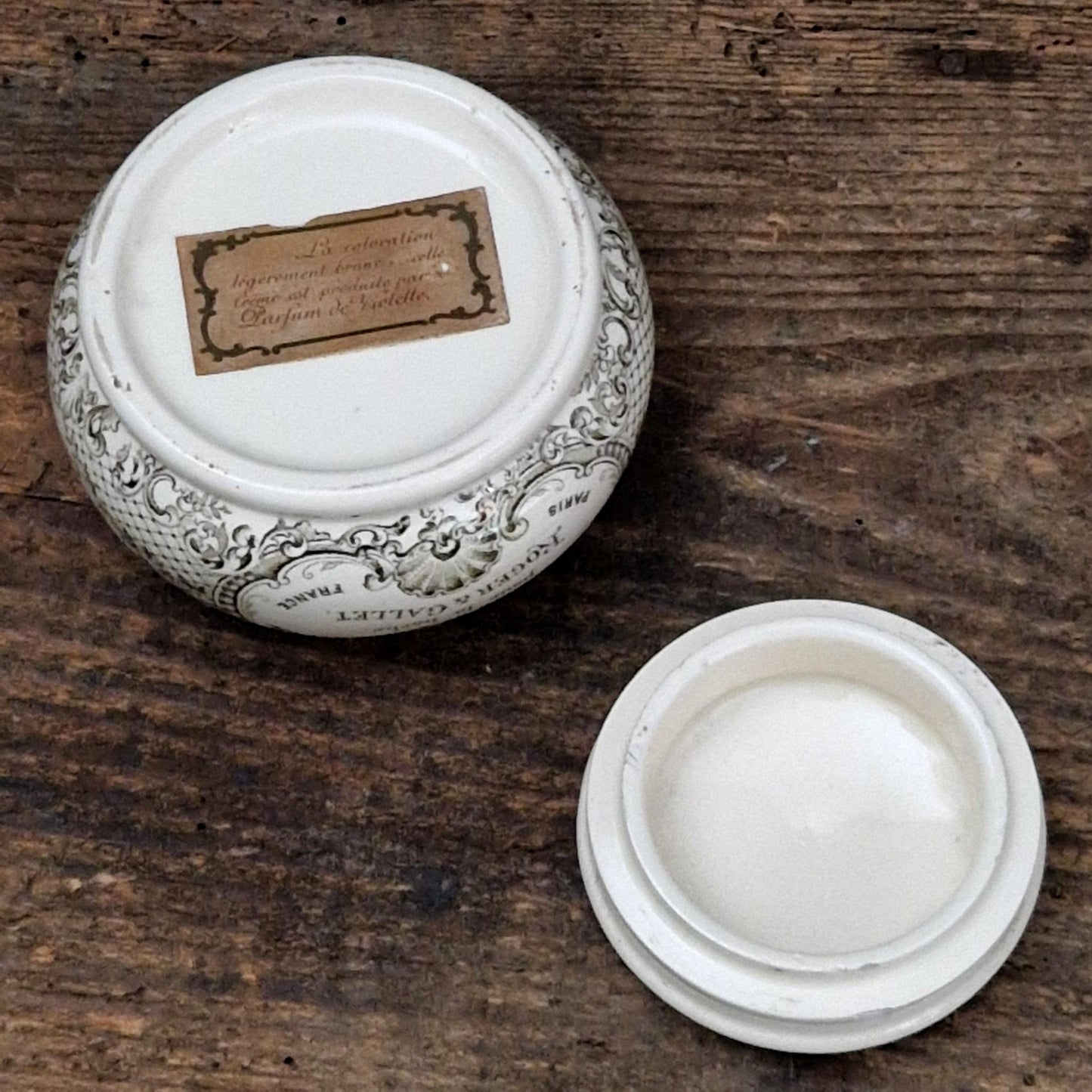 Pot Roger & Gallet ancien - « Crème de Savon pour la barbe »