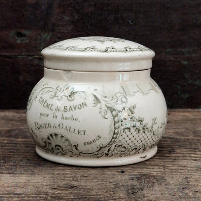 Roger & Gallet advertising jar "Shaving Soap"