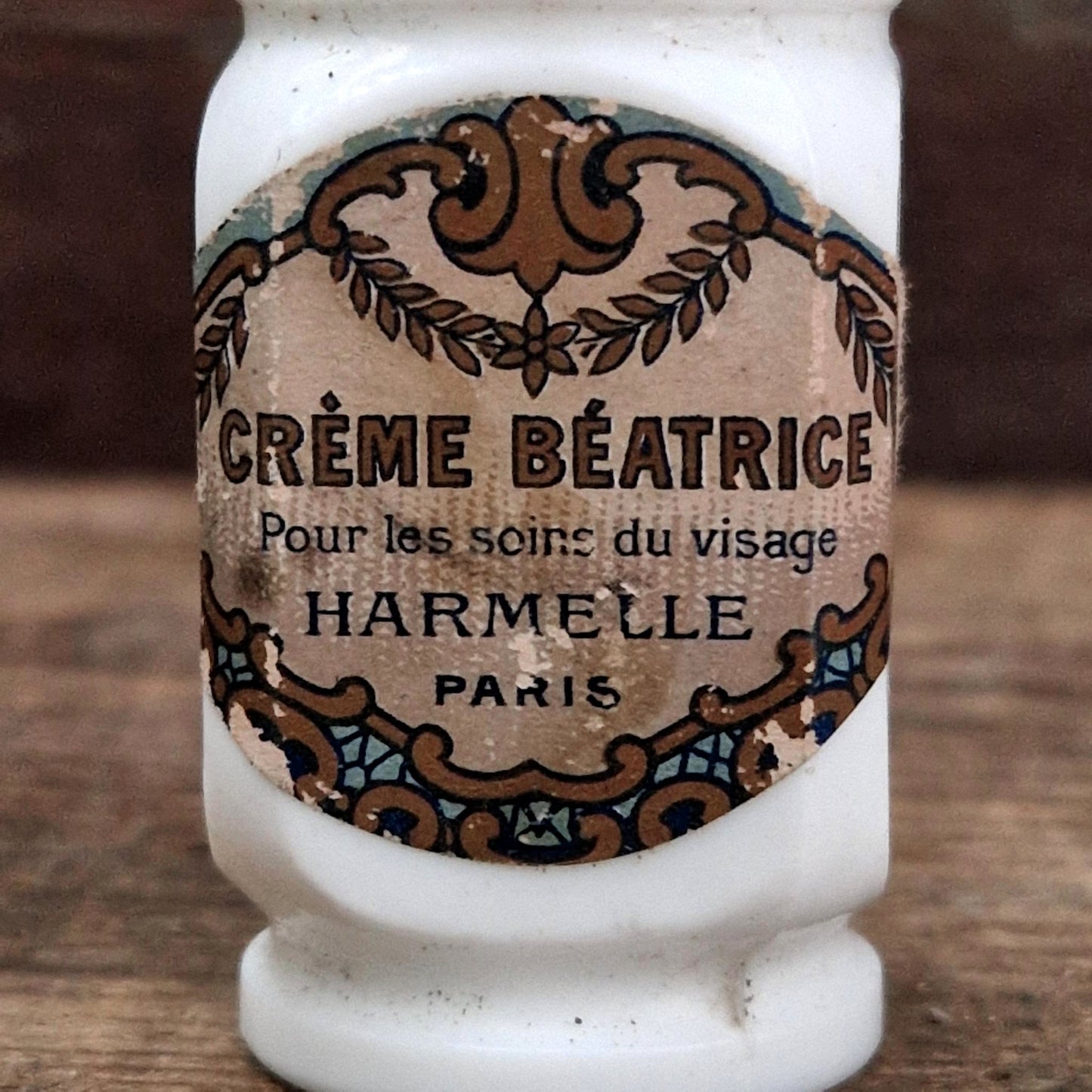 Pot cosmétique scellé « Crème Béatrice » - Harmelle Paris