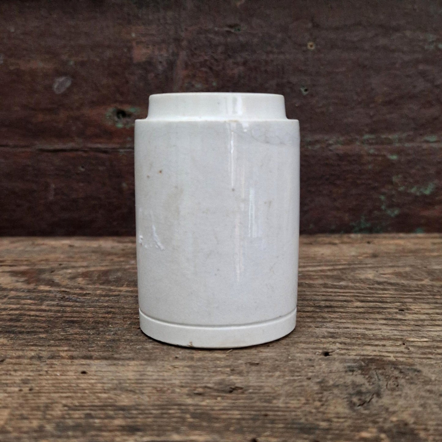 Ancien pot publicitaire « La Reine des Crèmes »