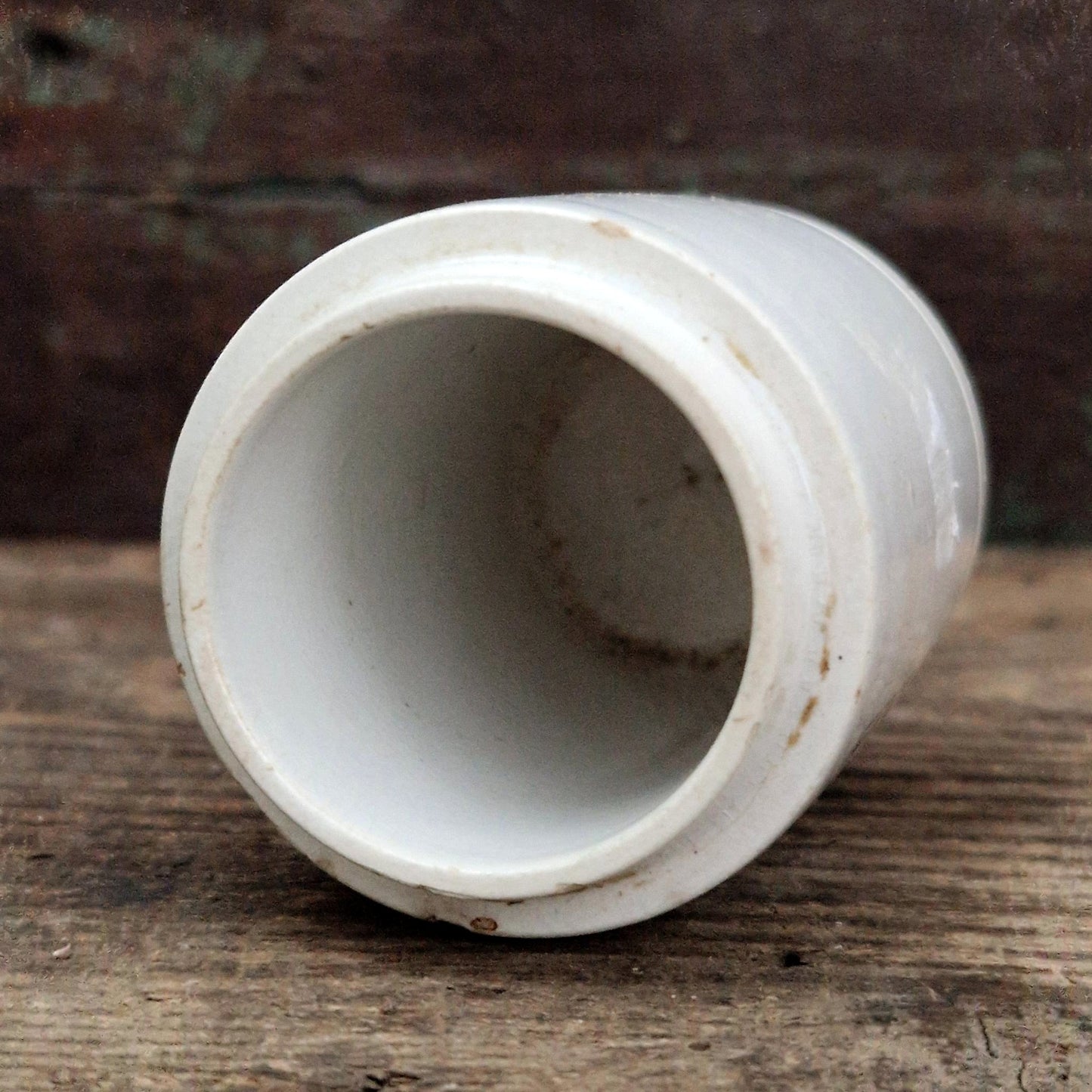 Ancien pot publicitaire « La Reine des Crèmes »