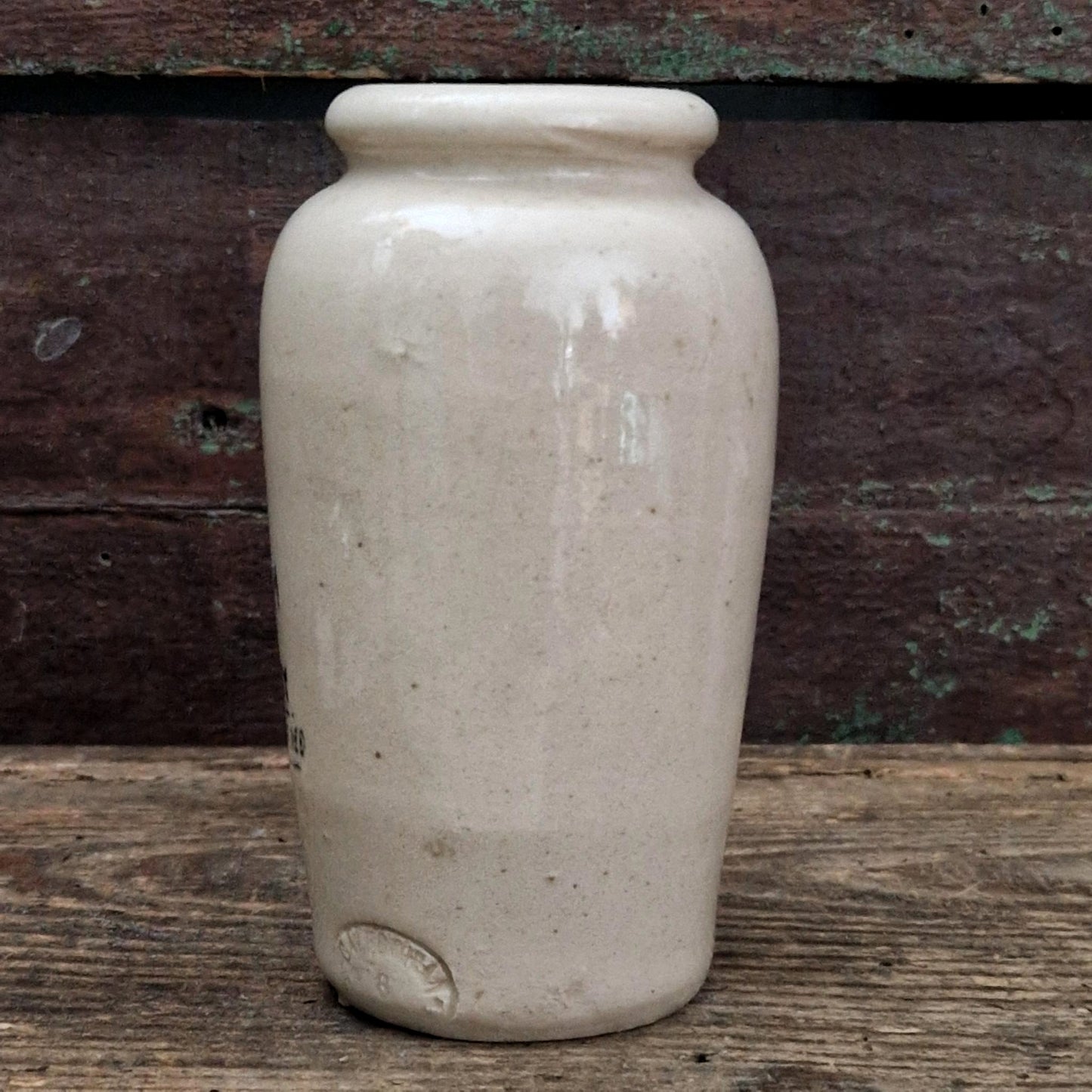Advertising cream pot "Galloway Preserved Cream"