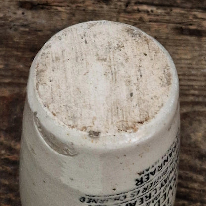 Advertising cream pot "Galloway Preserved Cream"