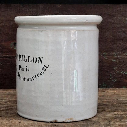 Rare pot « Papillon - Rue Montmartre, Paris » - XIXe