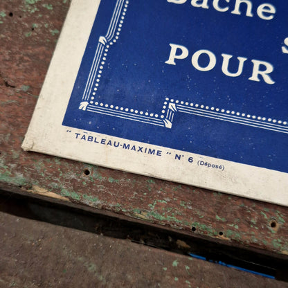 Tableau-Maxime n°6 -  « Sois Maître de ta Volonté... »