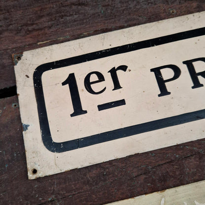 Plaque de récompense ancienne « 1er Prix 1926, 1929 »