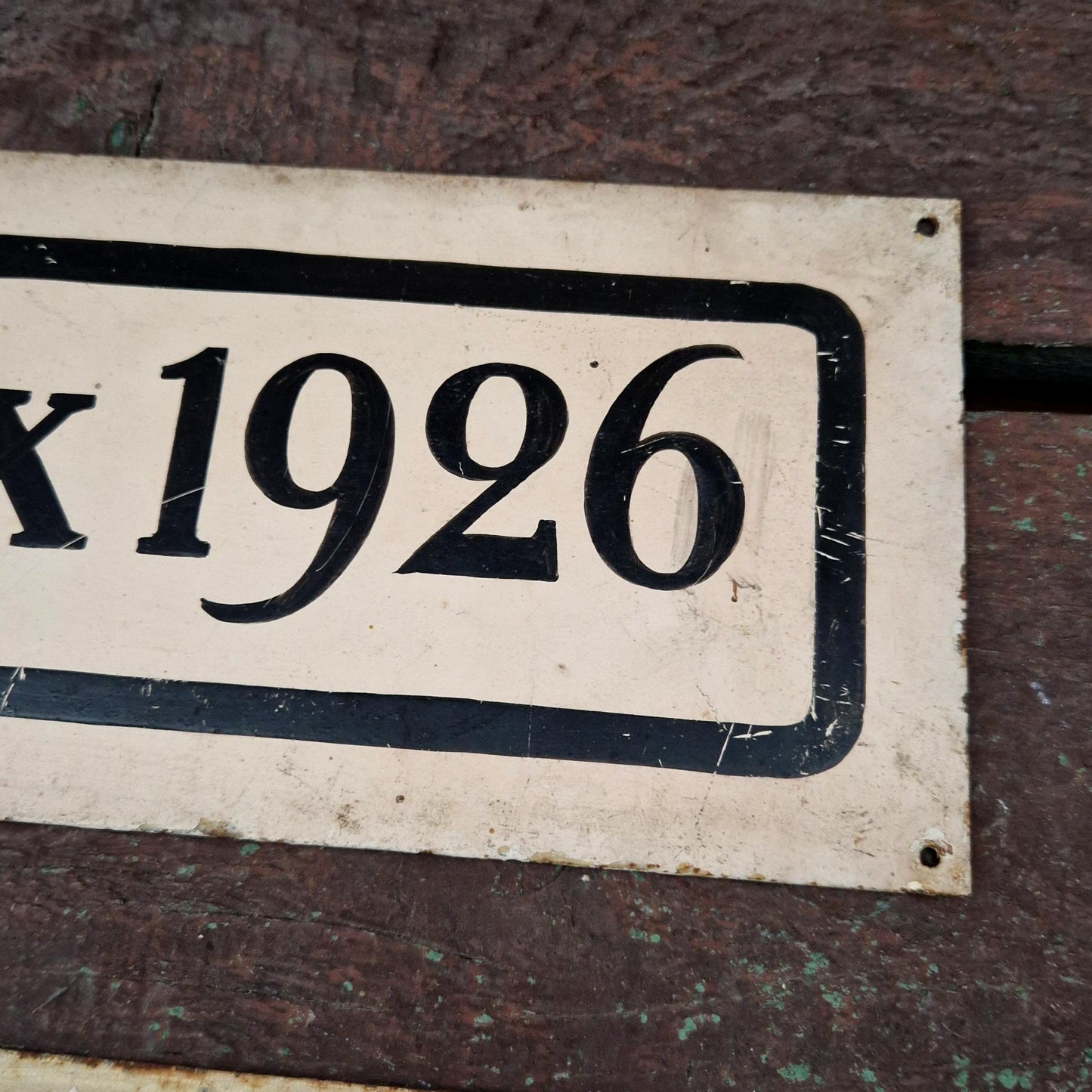Plaque de récompense ancienne « 1er Prix 1926, 1929 »