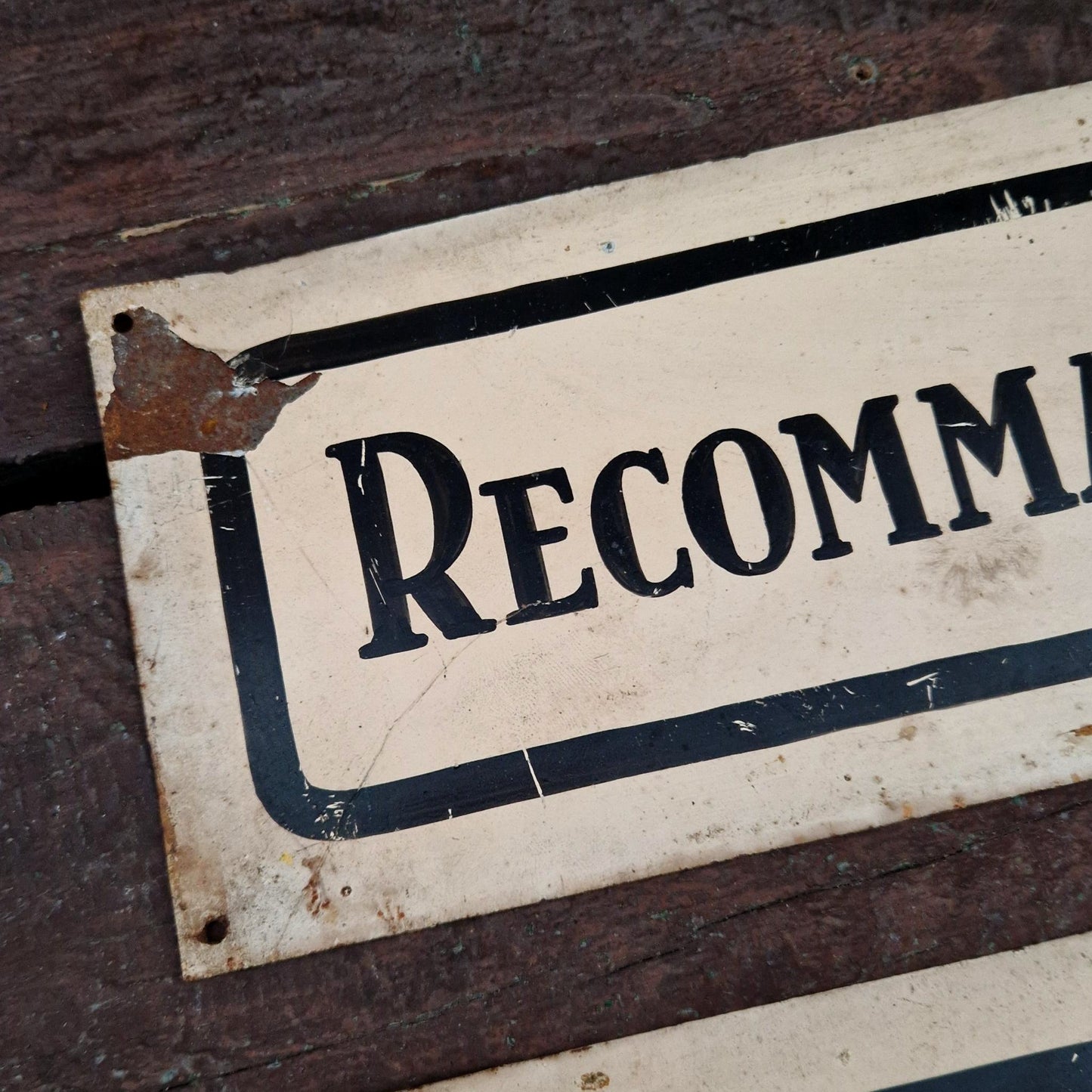 Plaque de récompense « Recommandé 1937, 1938 »
