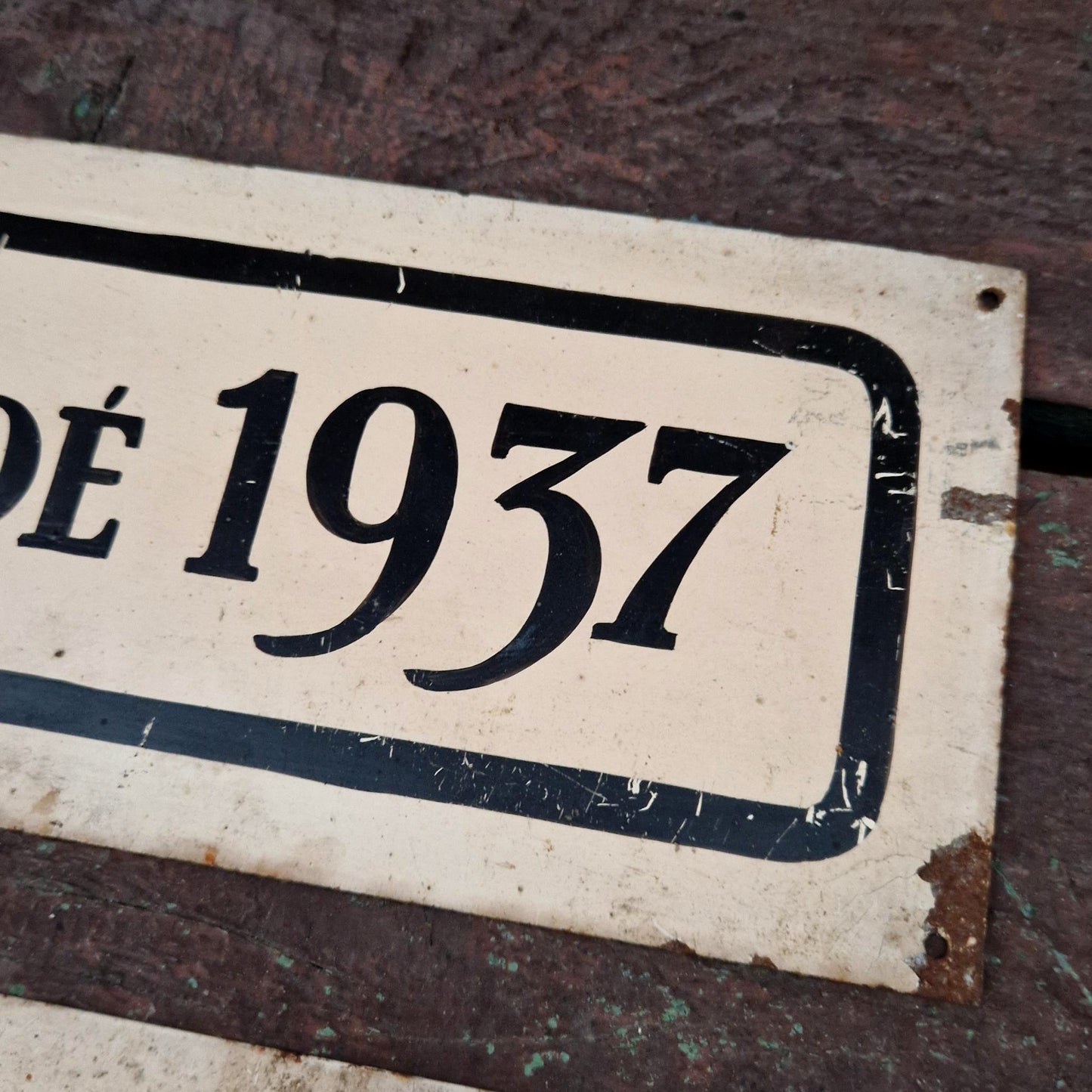 Plaque de récompense « Recommandé 1937, 1938 »