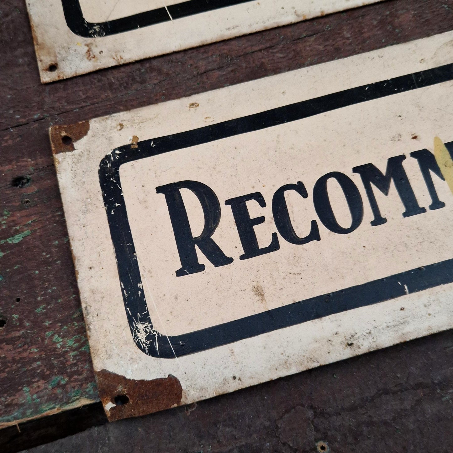 Plaque de récompense « Recommandé 1937, 1938 »