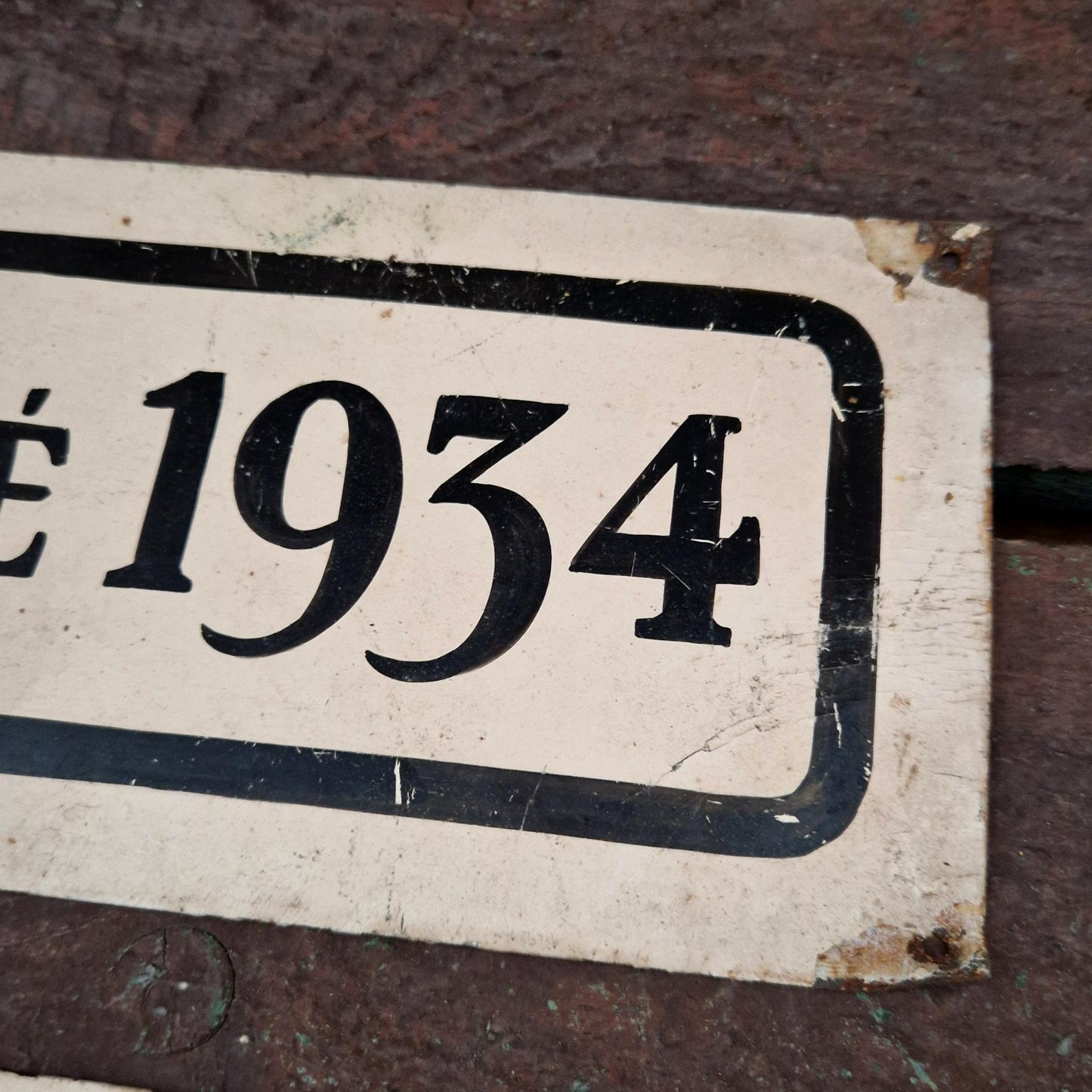 Plaque de récompense « Recommandé 1934, 1935 »