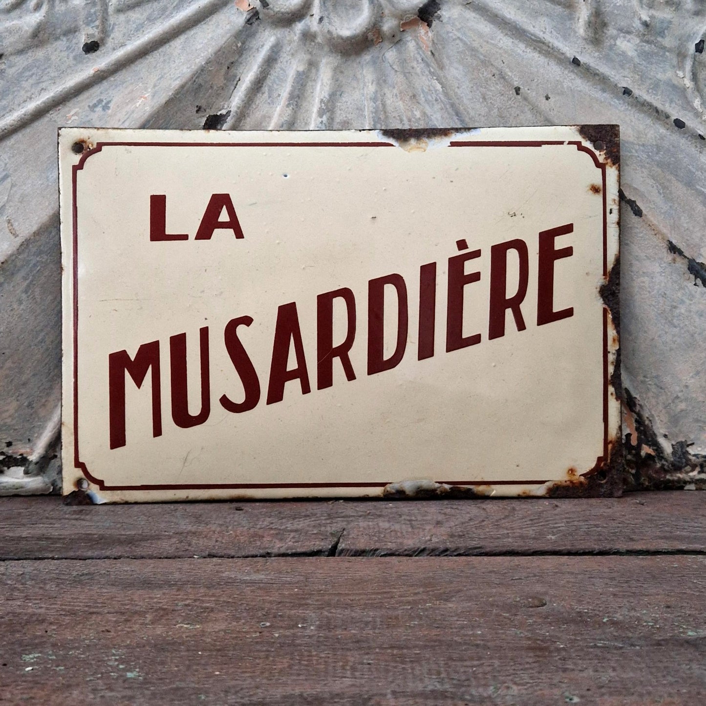 Plaque émaillée de Villa « La Musardière »