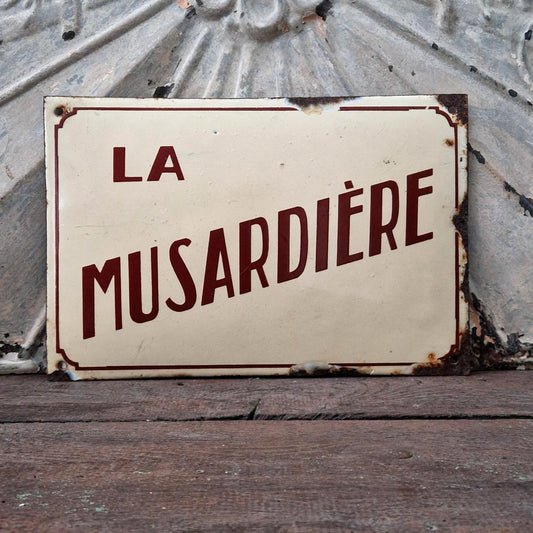 Plaque émaillée de Villa « La Musardière »