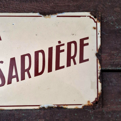Plaque émaillée de Villa « La Musardière »