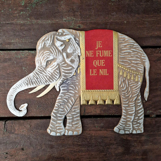 Carton publicitaire à système « Je ne fume que Le Nil »