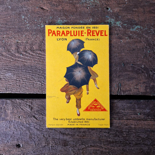Carton publicitaire « Parapluie-Revel » - Leonetto Cappiello