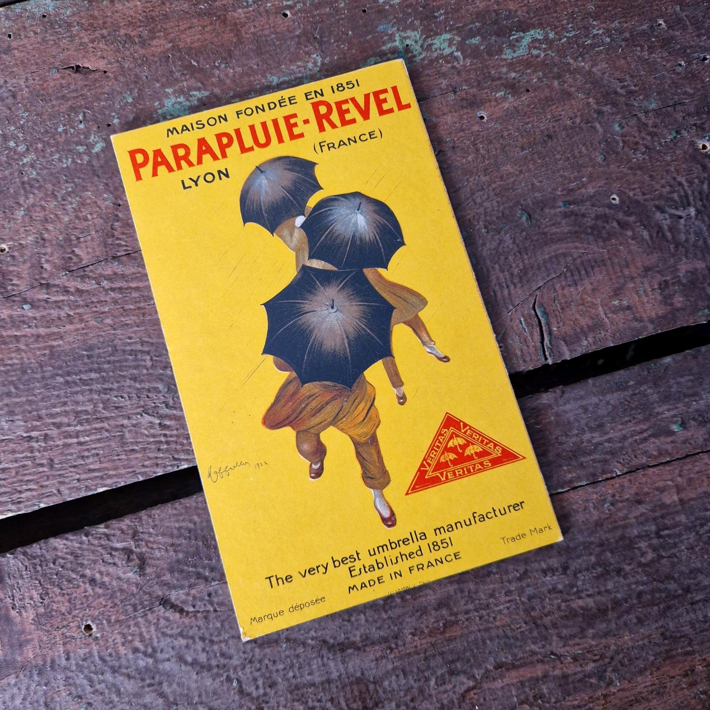 Carton publicitaire « Parapluie-Revel » - Leonetto Cappiello