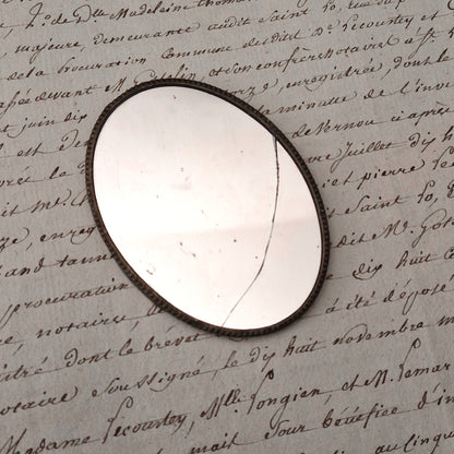 Miroir de poche publicitaire « Crème Simon Paris » - Circa 1920