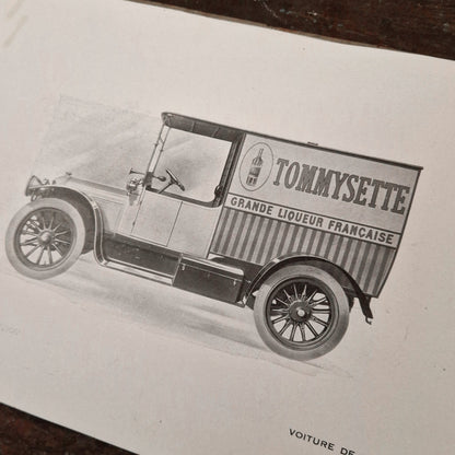 Rare catalogue de véhicules utilitaires publicitaires - Vers 1920