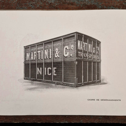 Rare catalogue de véhicules utilitaires publicitaires - Vers 1920