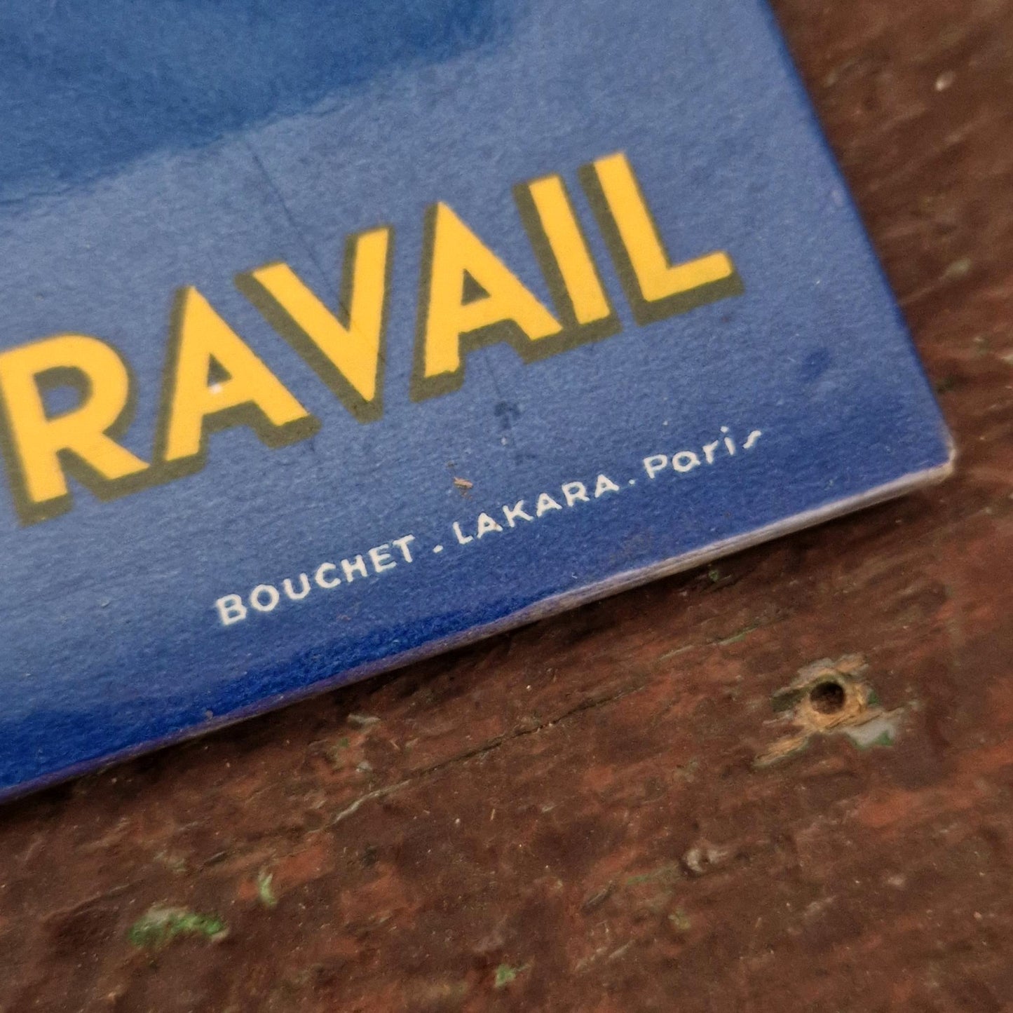 Carton publicitaire ancien « Graisse Paulin » - Cirage