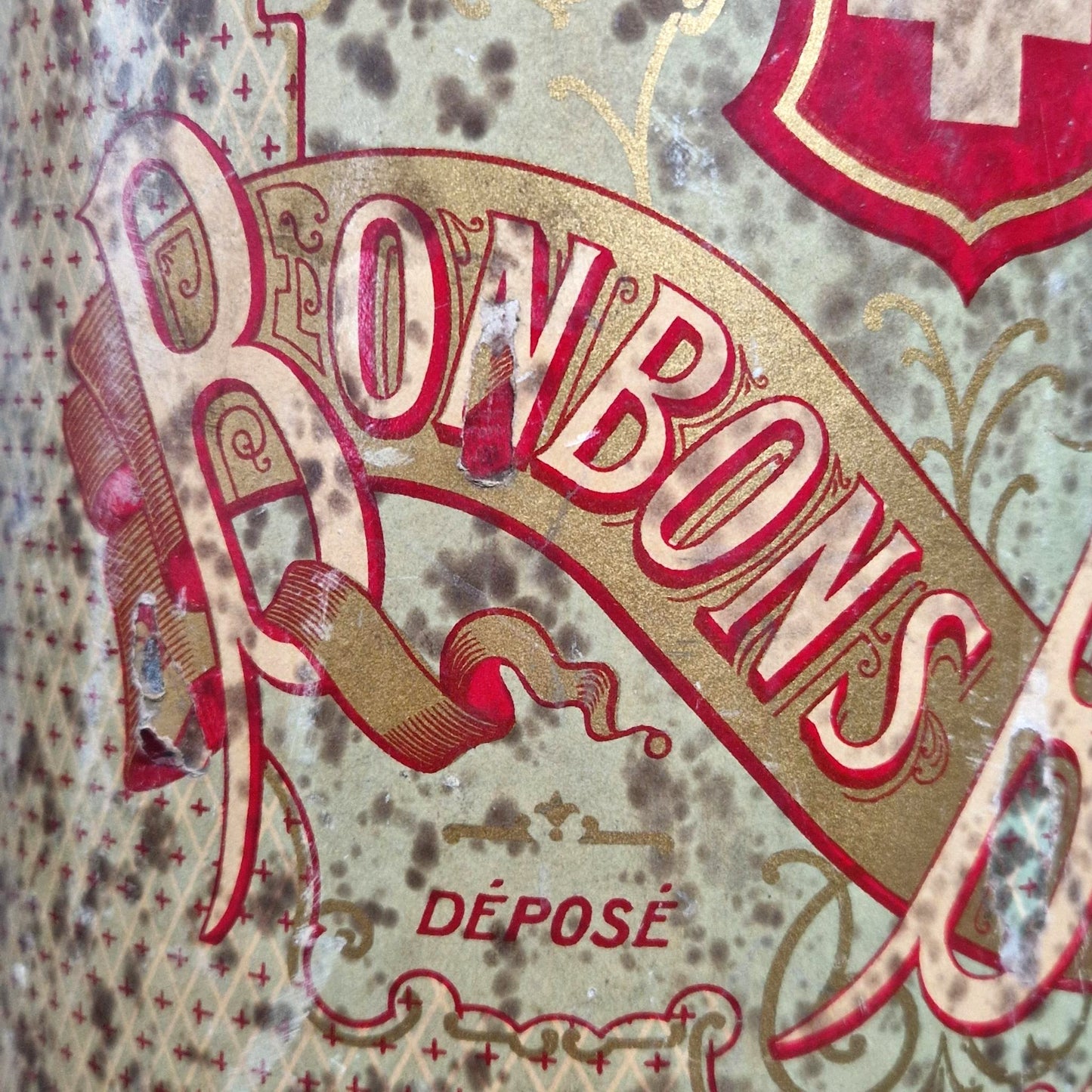 Boîte à bonbons XXL « Bonbons Barnier » - Vers 1910