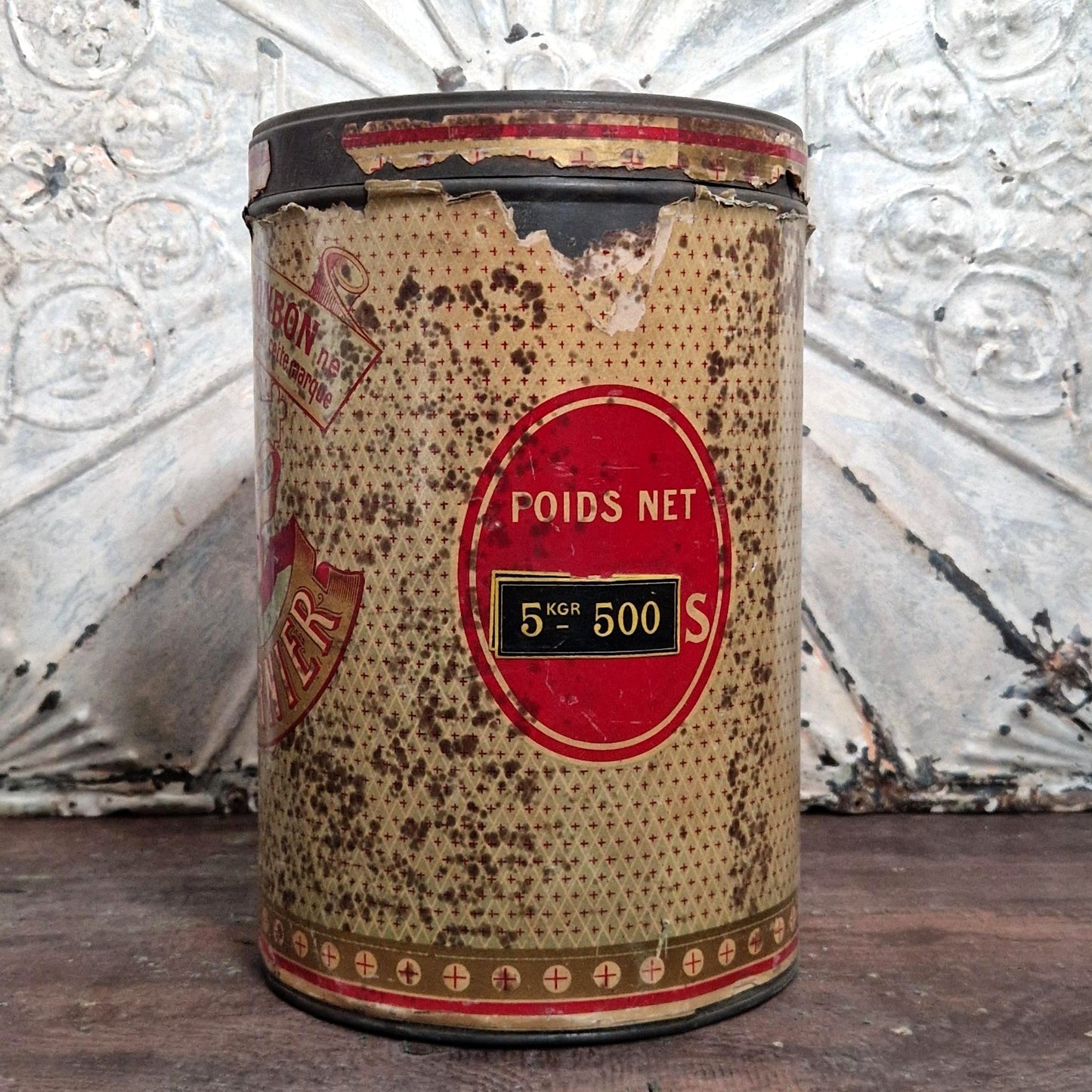 Boîte à bonbons XXL « Bonbons Barnier » - Vers 1910