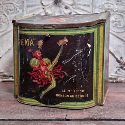 Ancienne boîte distributeur de comptoir « Krema » - Jean d'Ylen