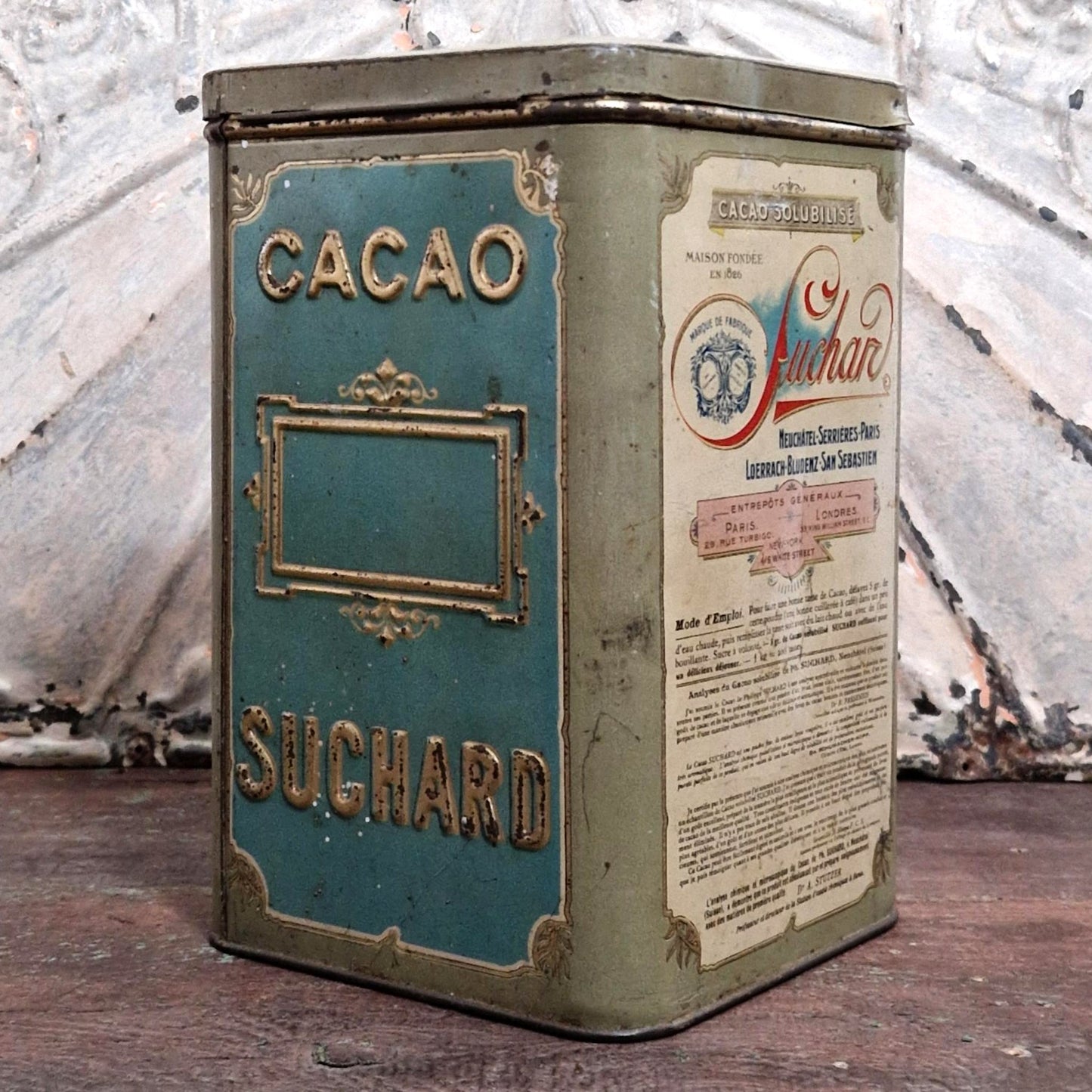 Boîte tôle XXL « Cacao Suchard N°283 »