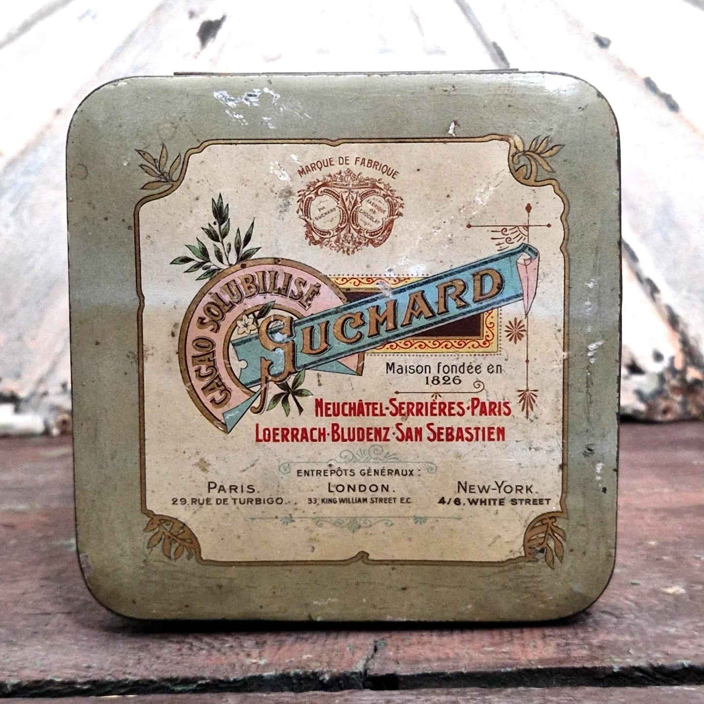 Boîte tôle XXL « Cacao Suchard N°283 »