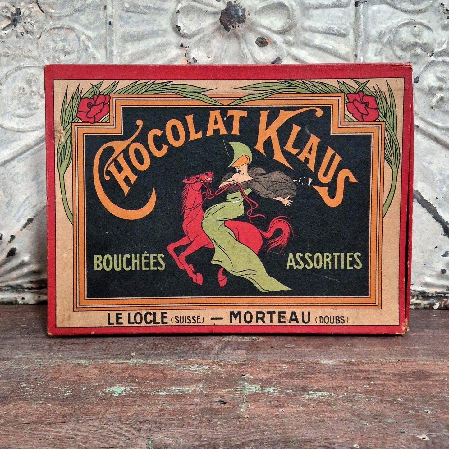 Boîte publicitaire « Chocolat Klaus », Vers 1910-1920