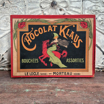 Boîte publicitaire « Chocolat Klaus », Vers 1910-1920