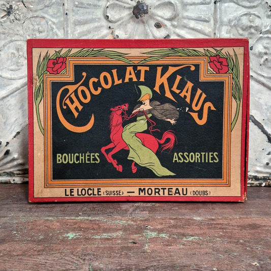 Boîte publicitaire « Chocolat Klaus », Vers 1910-1920