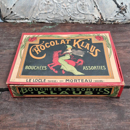 Boîte publicitaire « Chocolat Klaus », Vers 1910-1920