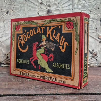 Boîte publicitaire « Chocolat Klaus », Vers 1910-1920